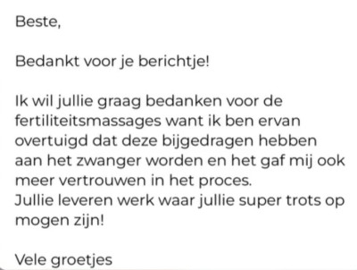 Fertiliteitsmassage