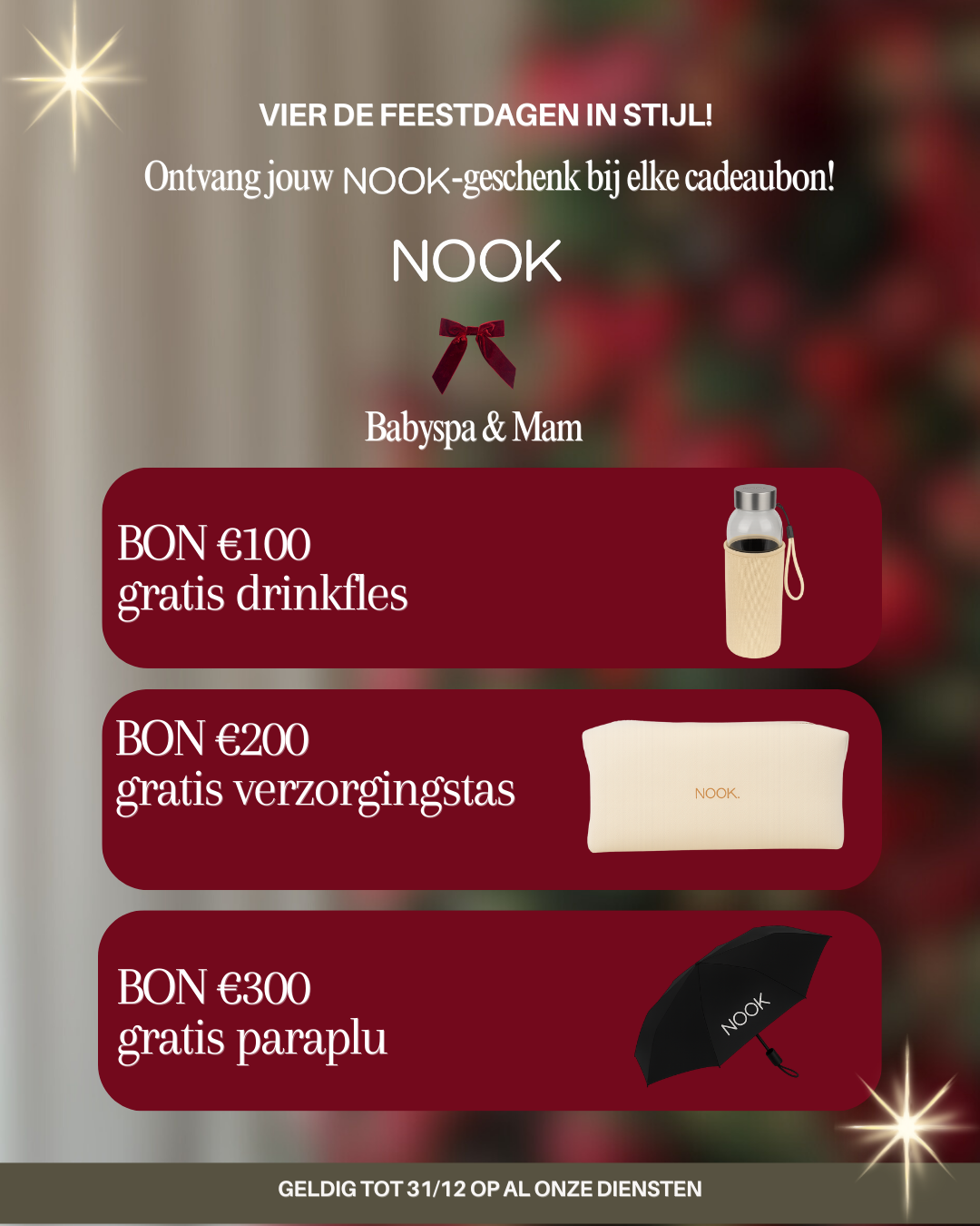 Célébrez les fêtes avec élégance !